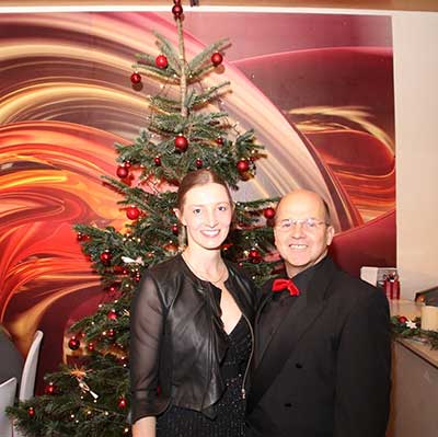 Laura und Christian an Weihnachten
